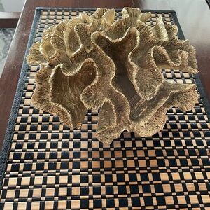 Gold Coral Decorative Accent